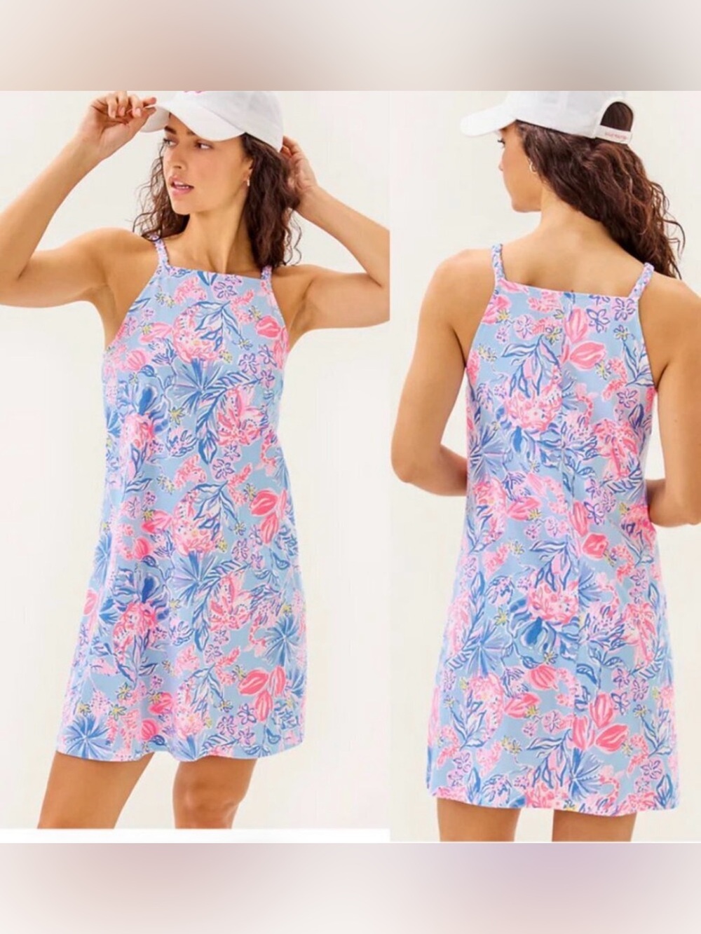 Lilly Pulitzer Kyleigh Dress Multi Elephant Splash